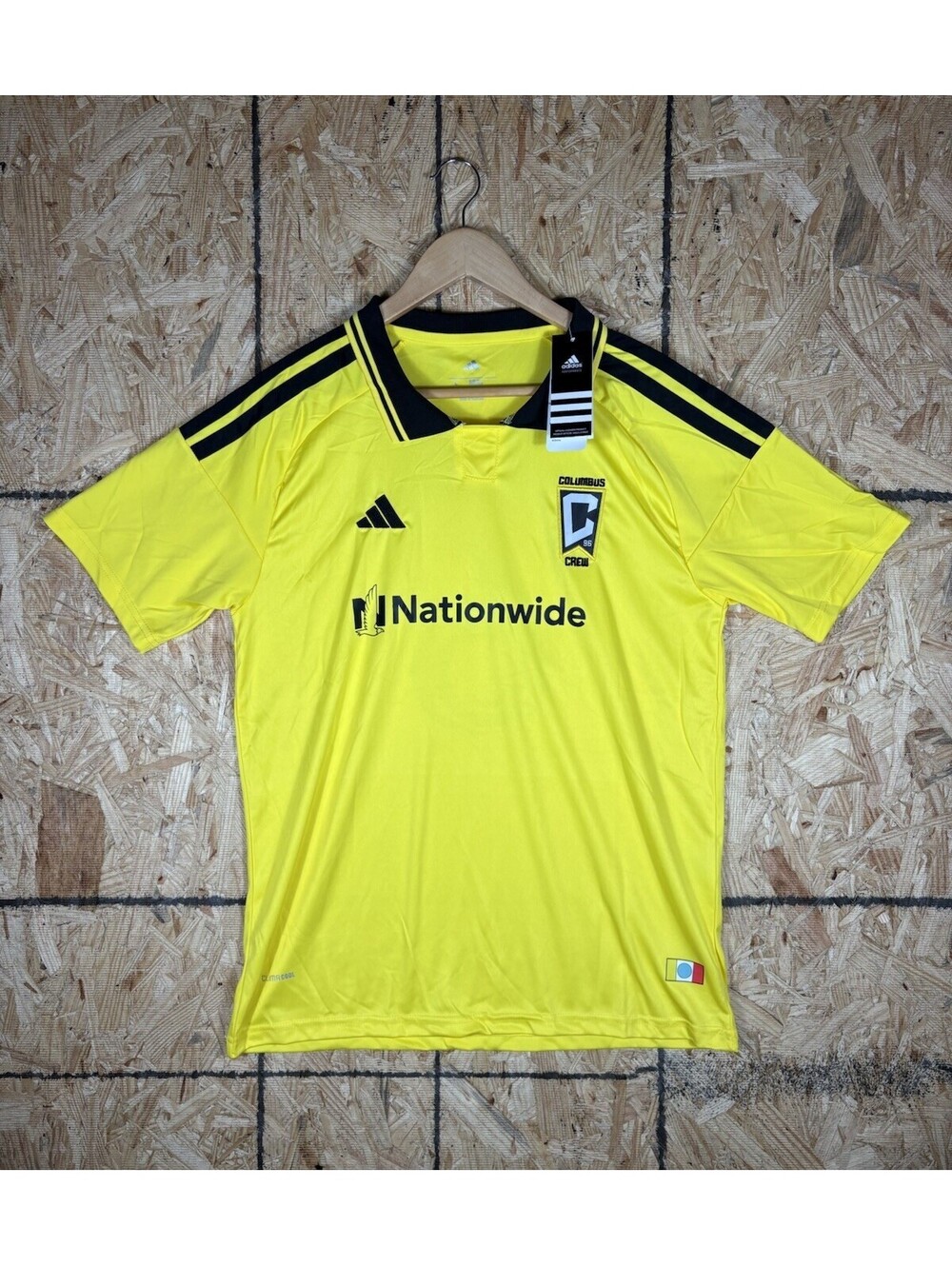 Adidas Columbus Crew Nagbe #6 Yellow MLS Soccer Jersey Men’s XL NWT